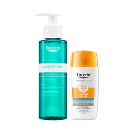 Gel limpiador Dermopure +Sun Hydro Fluid Color Medio FPS50+
