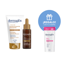 Kit Facial y Corporal autobronceante Serum+ Refill Agua Micelar 200ml de REGALO!