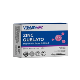 Zinc Quelato + Vitamina C X30 Cápsulas