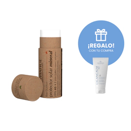 Protector Solar Mineral Barra FPS40 Sin Color 28g+ Cicancalm 10gr de Regalo!