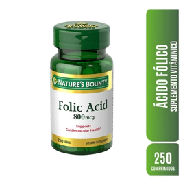 Ácido Fólico 800mcg X250 Tabletas