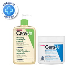 Limpiador en Aceite Espumoso + Crema Hidratante 454gr