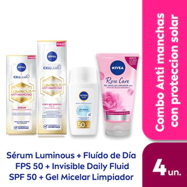 Combo NIVEA Antimanchas con Protección Solar