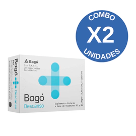 Combo X2 Suplemento Bagó+ Descanso 20 Comprimidos
