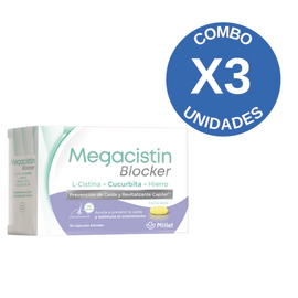 Combo X3 Blocker Anticaída Revitalizante Capilar 30 Cápsulas