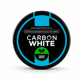 Carbón White Blanqueador Dental Menta X20gr