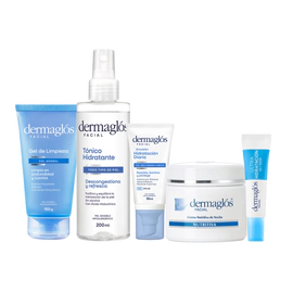 Kit Rutina Facial Dermaglós Piel Normal a Mixta