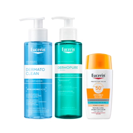 Gel Dermatoclean+ Dermopure +Sun Hydro Fluid Tinted Claro