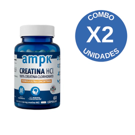 Combo X2 AMPK Creatina HCL Original 60 Cápsulas