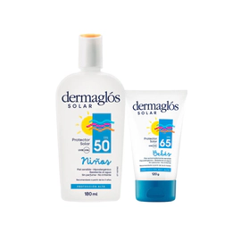 Kit Protector Solar Dermaglós Bebés y Niños Protección Alta