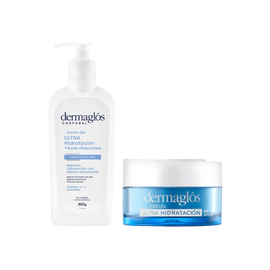 Kit Facial y Corporal Dermaglós Ultra Hidratación
