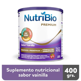 Nutribio Premium Sabor Vainilla Lata X400grs