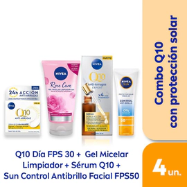 Combo NIVEA Q10 con Protección Solar
