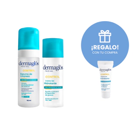 Control Espuma 150ml+ Hidratante Crema Gel+ Crema Control Acné 7g de REGALO!