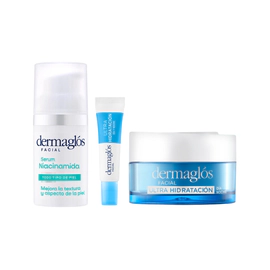 Kit Facial Dermaglós Ultra Hidratante + Serum Niacinamida