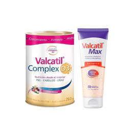 Combo Valcatil Complex D3 + Valcatil Max Shampoo 300ml
