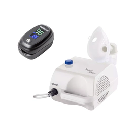 Combo Nebulizador A Piston Ne-C702 + Oximetro
