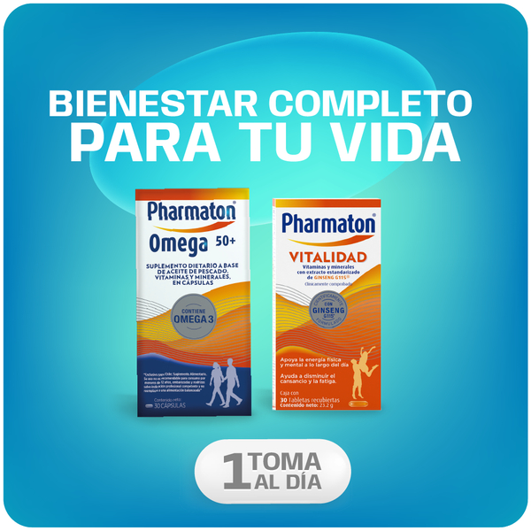 30 Cápsulas Pharmaton Omega 50 Prospecto Pharmaton 50 Omega
