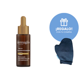 Serum Autobronceante Facial x25ml+ Guante Aplicador De Regalo
