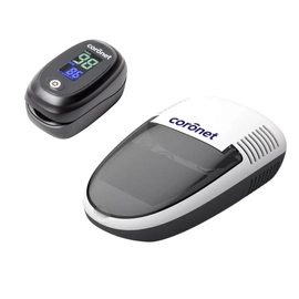 Combo Nebulizador Compresor a Pistón + Oxímetro De Pulso