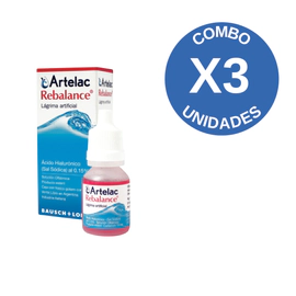 Combo X3 Rebalance Colirio Alivio Ocular 10ml