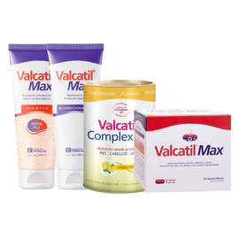 Kit Cabello Largo Y Fuerte Valcatil Max 90 + Complex D3