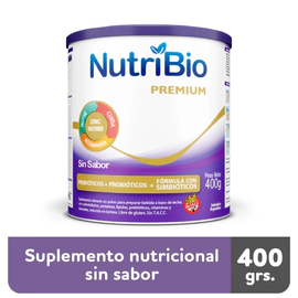 Nutribio Premium Sin Sabor Lata X400grs