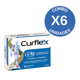 Combo X6 Curflex Colágeno Artrosis 30 Comprimidos