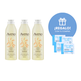 Combo X3 Shampoo 250 Ml+ 4 Mini sachets Hipoglos de Regalo