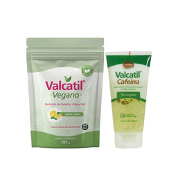 Combo Valcatil Vegano Doypack + Valcatil Max Shampoo Cafeina 150ml