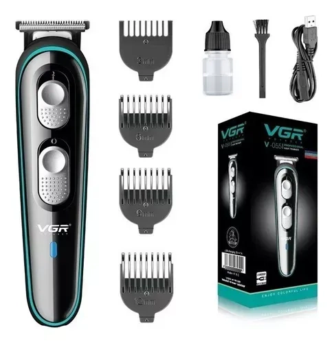 Maquina De Cortar Pelo V-055 Patillera Barba Recargable SelmaDigital