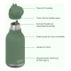 Botella Térmica Bestie Dinosaurio 460 Ml