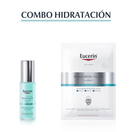 Combo Eucerin HYALURON-FILLER Effect Gel+ Máscara intensiva