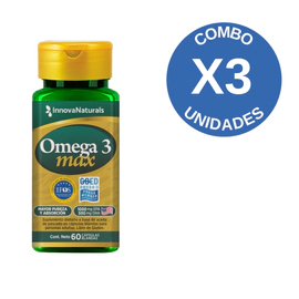 Combo X3 Omega 3 Max 60 Capsulas