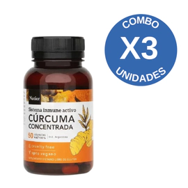 Combo X3 Curcuma Concentrada 50 Capsulas