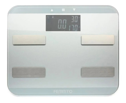 Balanza Digital B03 Gris Mide Masa Corporal y Grasa SelmaDigital
