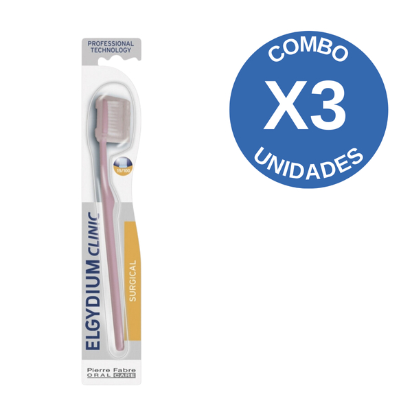 Combo X3 Cepillo Dental Clinic 15/100 Extra Suave SelmaDigital