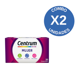 Combo X2 Mujer Multivitaminico Multimineral 30 Comprimidos