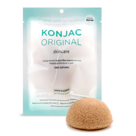 Esponja Facial Con Fina Arcilla Amarilla Francesa Natural
