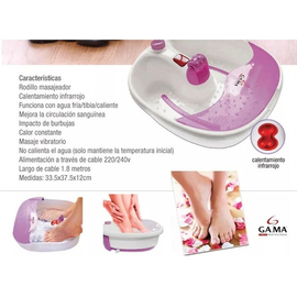 Masajeador De Pies Fs606 Spa Hidromasajeador Infrarrojo SelmaDigital