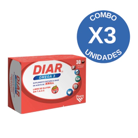Combo X3 Omega 3 de Aceite De Krill Puro 30 Cápsulas