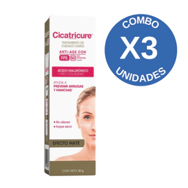 Combo X3 Protector Solar Fps 50 Antiage 50 Ml