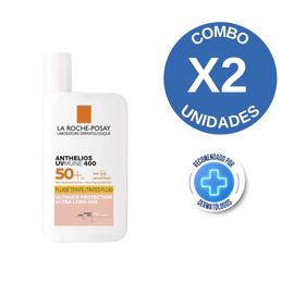 Combo X2 Anthelios UV Mune400 F50 Fluido Color 50ml