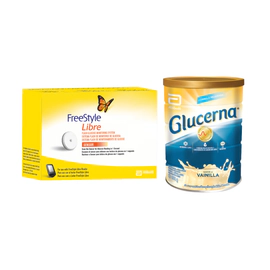 FreeStyle 1+ Glucerna Vainilla: Monitoreo y Nutrición