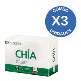 Combo X3 Chia 30 Cápsulas