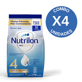 Combo X4 Profutura 4 Leche De Formula En Polvo Bolsa 1.2 kg