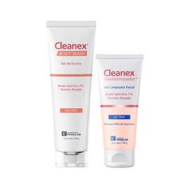 Dermolimpiador Gel Facial + Gel de Ducha Corporal 250g