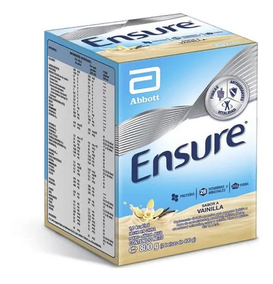 Ensure Vainilla Polvo X 800 Gr Nueva Presentación