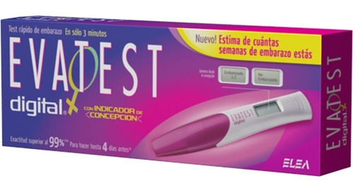 Evatest Digital Calculadora Test Embarazo Evatest Digital A Las