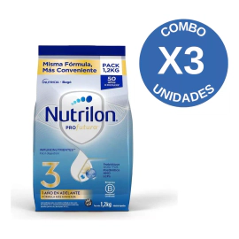 Combo X3 Profutura 3 Leche De Formula En Polvo Bolsa 1.2 kg